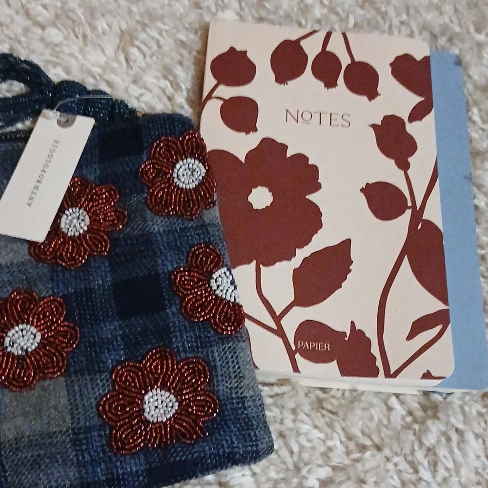 NWT ANTHROPOLOGIE BEADED BAG /NOTE BOOK - Picture 15 of 15